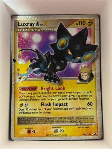 Luxray GL LV.X Classic Collection Celebrations: Classic Collection 109/111 NM