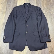 Jos A Bank Travelers Collection Blazer 42R Navy Wool Sport Coat Tailored Fit