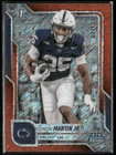 2025 Bowman Chrome University Football Orange Shimmer Refractor Quinton Martin Jr. #167