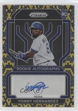 2022 Panini Prizm Rookie Snakeskin 20/35 Yonny Hernandez #RA-YH Auto 0xl5