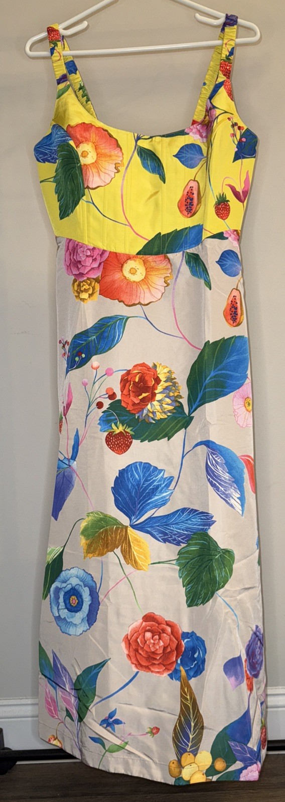 Tuckernuck Vivid Jardin Dominique Midi Dress - Size Large