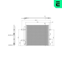ERA Kondensator Klimaanlage 667385 FüR Jaguar XK 2 X150 XF 1 X250 Type X200 XK8