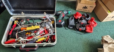 Werkzeugkoffer Parat mit Werkzeug, Bosch Akkubohrer & Flex, Hazet, Knipex...