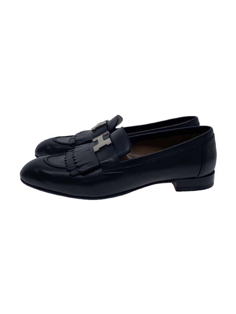 HERMES dress shoes moccasins royale 37 Black 181069Z Used | eBay