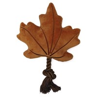 Beeztees Hundespielzeug Blatt Mit Seil PlüSch Braun 26X28,5 Cm FüR Hunde