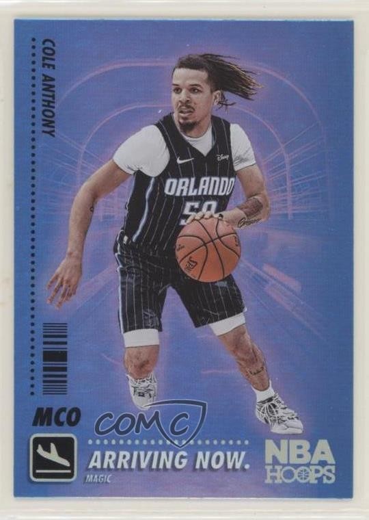 2020-21 Panini NBA Hoops Arriving Now Holo Cole Anthony #SS-21 0a9a