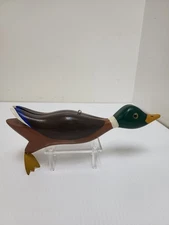 Wooden Duck Spearing Decoy