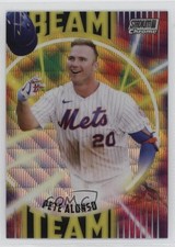2022 Topps Stadium Club Chrome Beam Team Wave Refractor Pete Alonso #BT-7 qc6