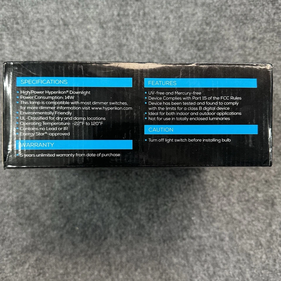 HYPERIKON (4'') LED Rotatable DOWNLIGHT 14W 4000K White 5/6” - Brightness 980 Lm - Image 4 of 4