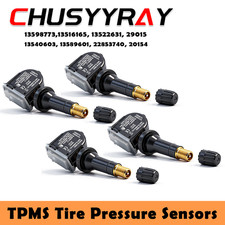4Pcs Replacement 13598773 Tire Pressure Sensor TPMS For GMC Buick Chevrolet