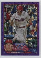 2023 Topps Chrome Purple Speckle Refractor /299 JT Realmuto #30 19b0