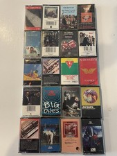 Classic Rock Cassette Lot Of 20 Heart Rolling Stones Beatles Styx Jim Hendrix A