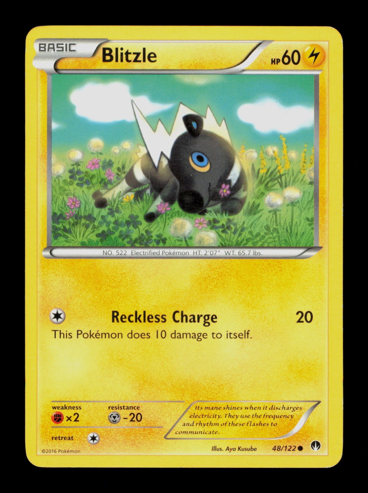 Blitzle 48/122 Pokemon BREAKpoint Trading Card TCG