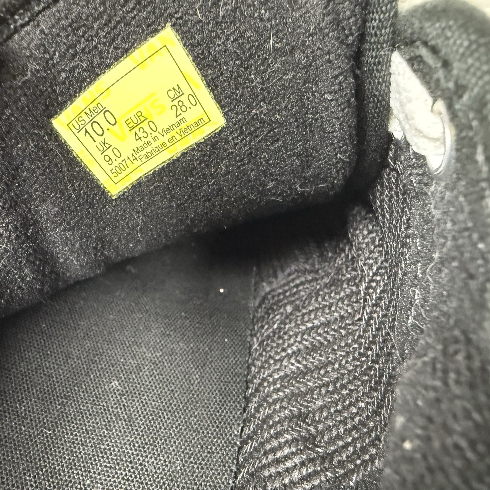 Vans Black Hamburger Hotdog Pizza Sneakers Shoes Mens 10 Low Top AOP Lace Up thumbnail 9