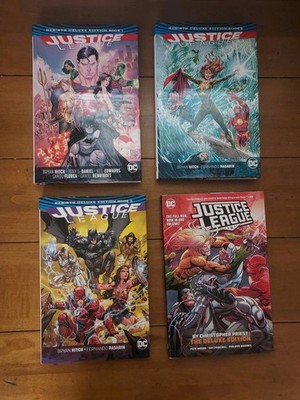 Justice League: Rebirth 1-3 + Justice League by Christopher Priest DLX Hardcover