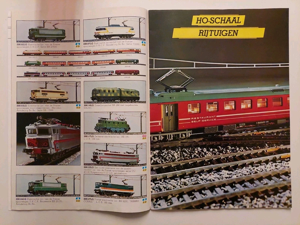 ► LIMA-treinen - catalogus 1980/81 - Belgische uitgave - HO/N schaal