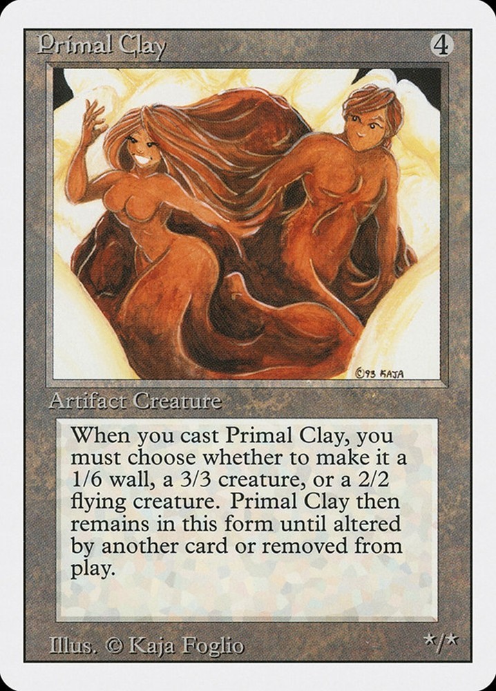 Primal Clay - MtG Revised/3rd Edition - Rare LP 1994