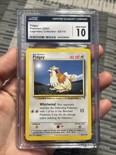 Pidgey graded CGC 10 for sale on eBay