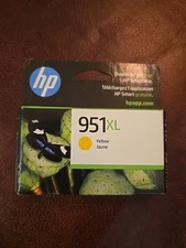 HP 951XL Yellow Ink Cartridge CN048AN Genuine OEM New Factory Sealed Exp. 1/24