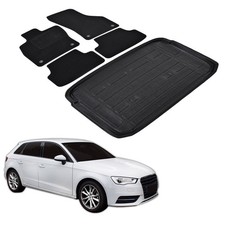 Kofferraumwanne Fußmatten Set Für Audi A3 / 8V Sportback 2012-2020 Schrägheck