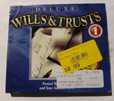 CD-ROM PC COSMI Deluxe Wills and Trusts (Windows 98/XP) 2003 New/Old, In Box 