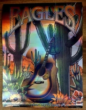 OFFICIAL EAGLES Tour Poster THE SPHERE 09/5-6/2025 FOIL  LAST ONE!