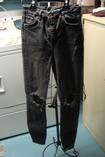 Women's Denim Distressed Super Skinny Jeans- Sz 4