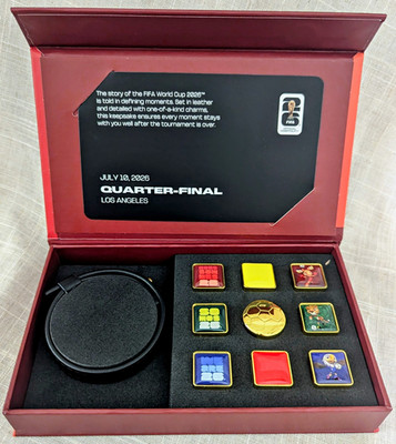 FIFA World Cup 2026 Officially Licensed Charm Set Quarter-Final Los Angeles