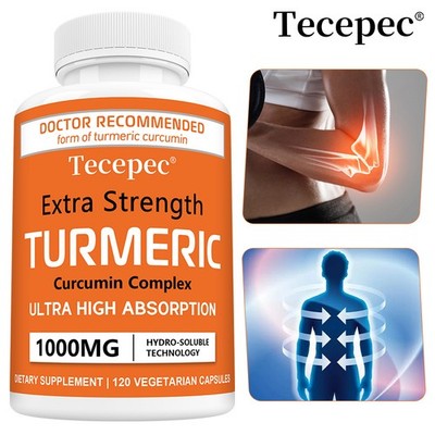 Turmeric Curcumin Complex 1000mg 120 Capsules, Supports Bone & Joint Comfort