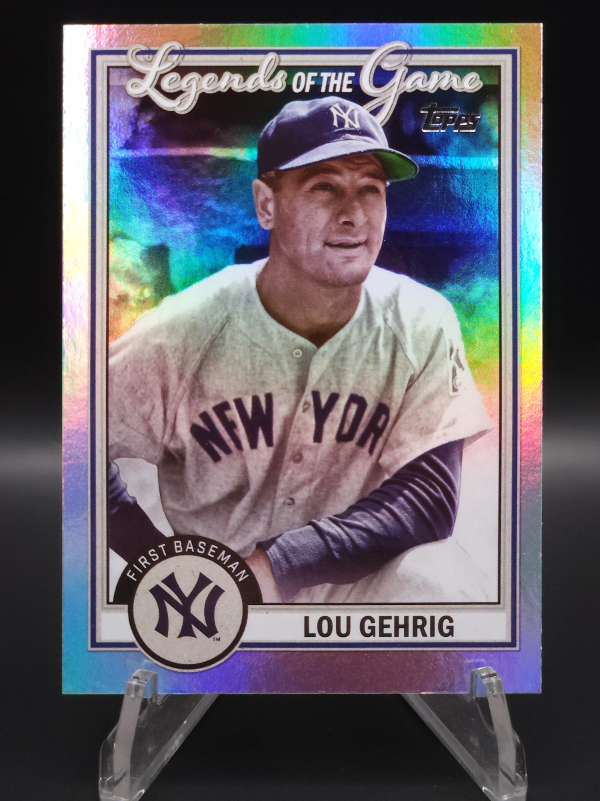 2023 Topps Series 2 Legends of the Game LG-11 Lou Gehrig Baseball Card
