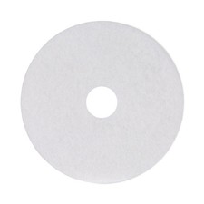 Boardwalk 4017WHI 17 in. Diameter Polishing Floor Pads - White 5/Carton New