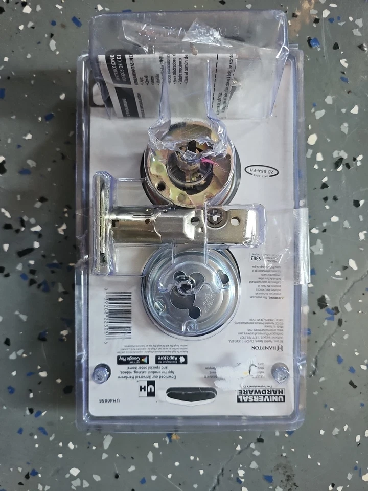 Tornillo monocilíndrico universal de hardware en cromo satinado UH40055  Foto 4 de 4