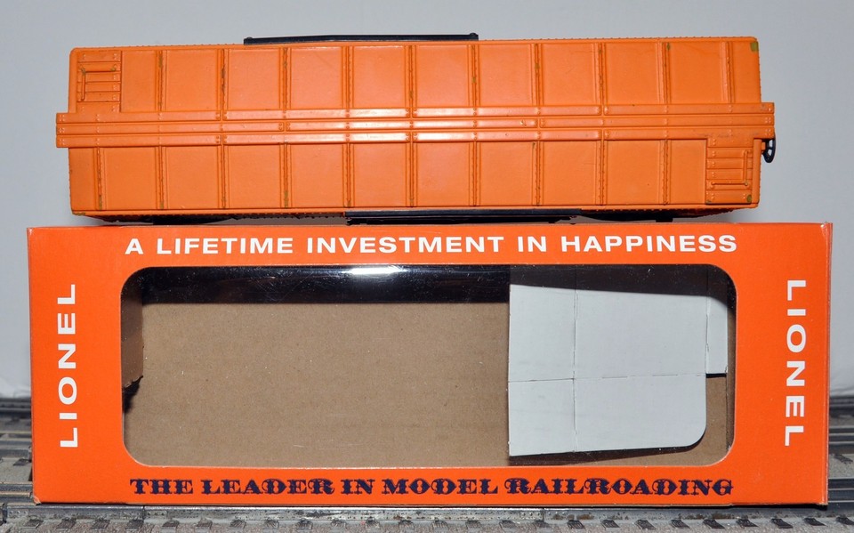 Lionel 6801 Licensed Reproduction Window Boxes - Set Of 4, Orange Cardboard, O/O27 Gauge