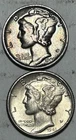 1941 & 1944 Mercury Dimes Denver San Francisco Silver US Coins Lot