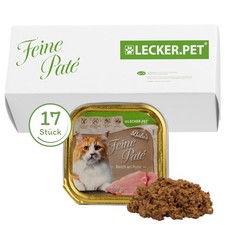 17 x 100 g Balu's Feine Paté Reich an Pute Katzenfutter Nassfutter Lecker.Pet®