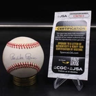 Pee Wee Reese Signed Rawlings ONL Baseball Dodgers Autograph JSA COA ZJ22482