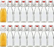8oz Glass Bottles With With Air Tight Lids, Beer Bottles For Home Brewing 250ml,