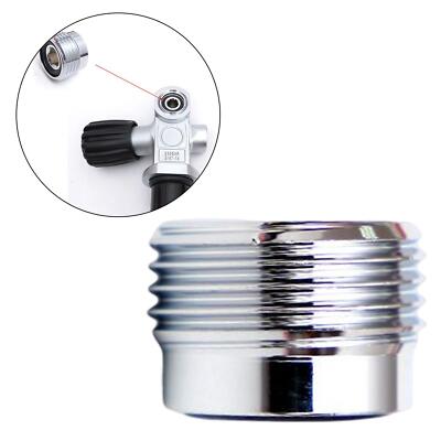 Din To Yoke Insert Tank Valve Adapter Underwater Scuba Diving Cylinder