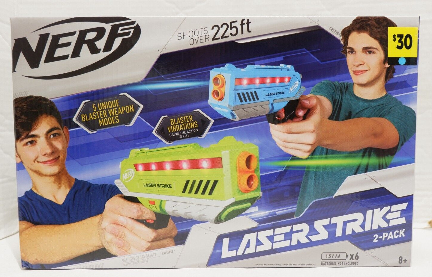 NERF Laser Strike 4 Player Combo Tag Pack Indoor Outdoor Game 300 ft Range NEW