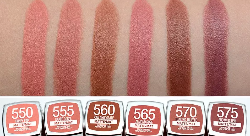 Shades of sale maybelline matte lipstick