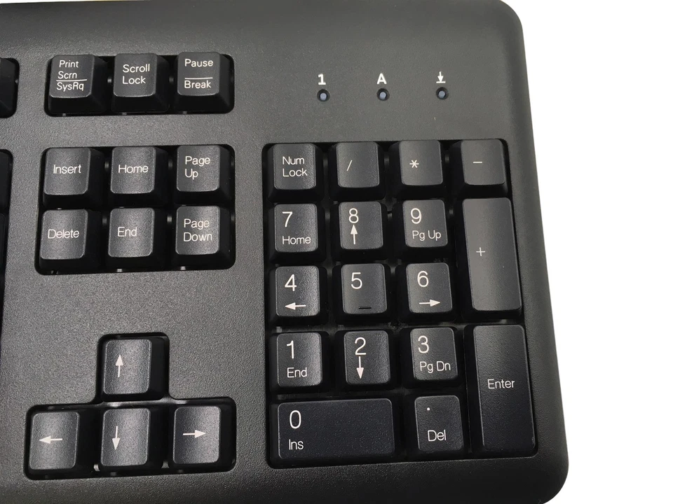 New HP 672647-003 Wired Standard USB Desktop Keyboard - Black - Image 4 of 4