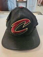 Pro Standard Cleveland Cavaliers Black Leather Strap And Bill EUC