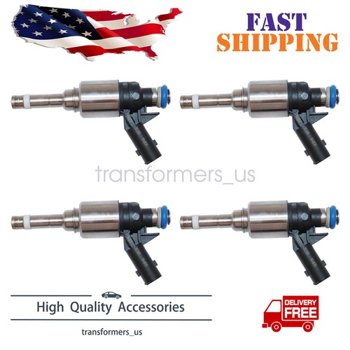 Set (4) Fuel Injectors Fits 20142017 Kia Forte Soul Hyundai Elantra 2
