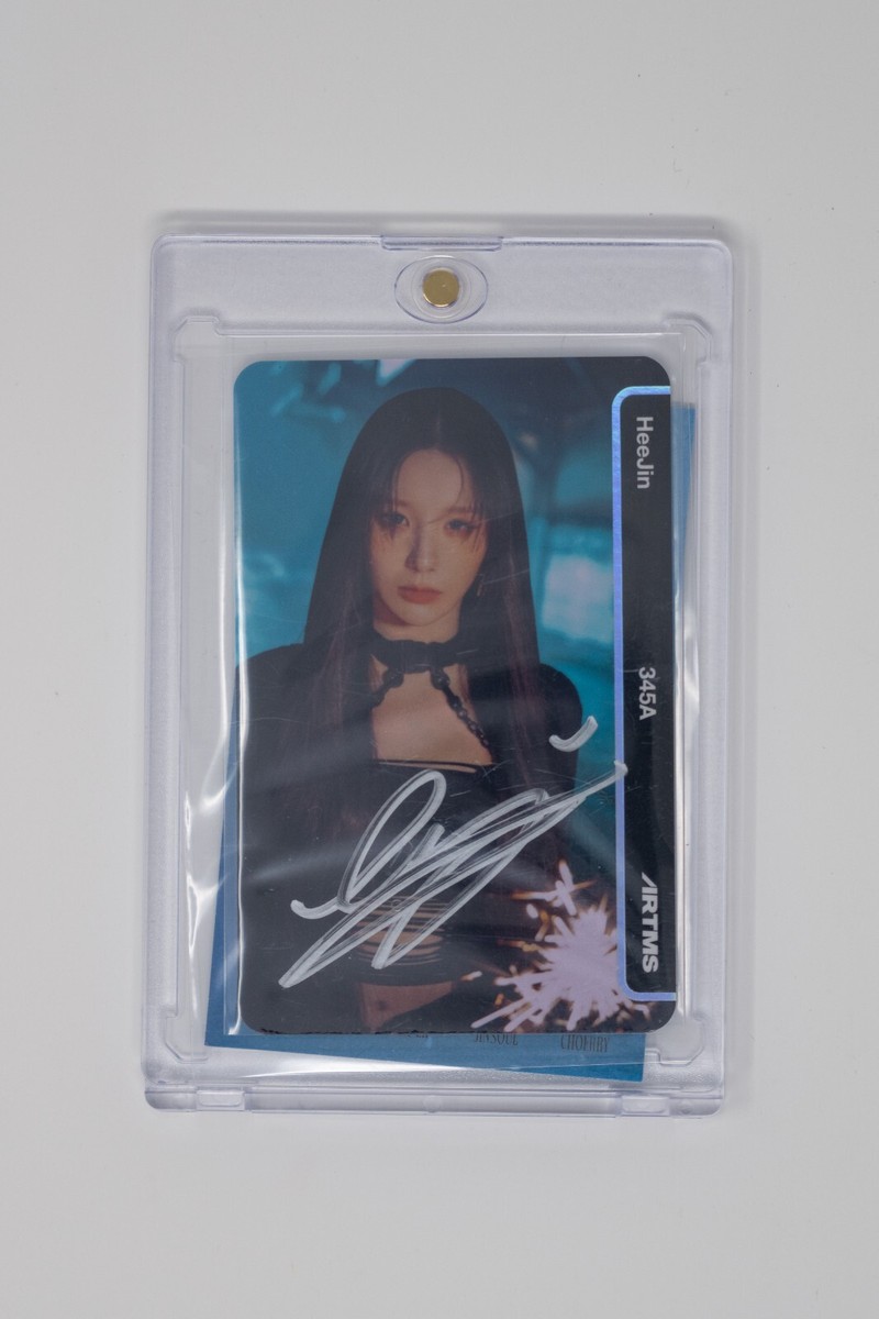 ARTMS Burn Objekt OMA Signed Photocard Heejin Haseul Kim Lip