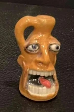 Small Rare Stacy Lambert Pottery NC Face Jug - Great Quality and Details 