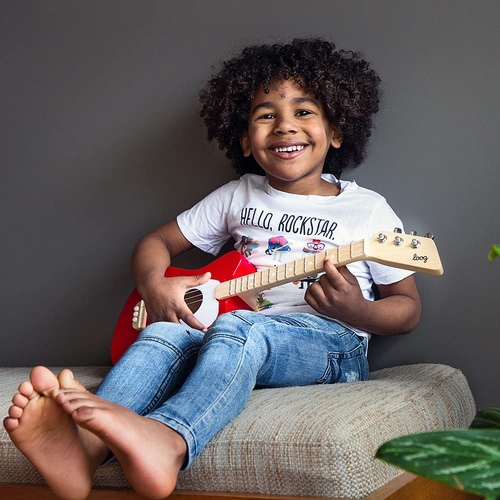 Mini Acoustic Kids Guitar for Beginners 3-Strings Ages 3+ Learning App and Lesso - Picture 9 of 12