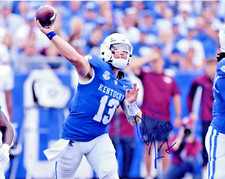 Devin Leary Kentucky Wildcats signed autograph 8x10 football photo 24 NFL Draft