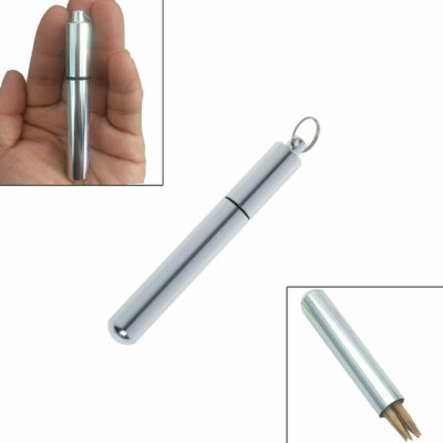 General 1/2/4/10PC Keychain Pill Bottle Medicine Drug Container Ear Spoon #SH