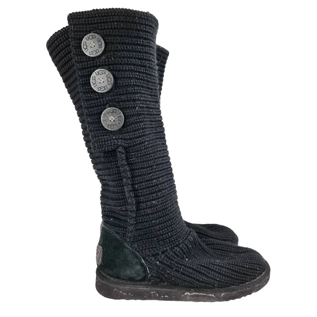 Ugg classic cardy boots black 2025