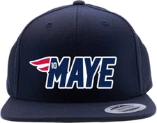 Drake Maye Logo Snapback Hat